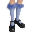 thumbnail image 3 of HNMKIU Women's Fashionable Thermal Sport Socks Medium Length Winter Stockings for Everyday Comfort and Warmth Blue,One Size, 3 of 7