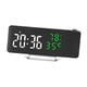 thumbnail image 1 of Reloj despertador Macarena proyección 12/24 horas pantalla LED transparente Verde, 1 of 8
