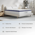 thumbnail image 4 of Helix Midnight Medium Mattress with GlacioTex Pillow Top, California King, 4 of 5