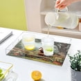 thumbnail image 6 of Acrylic Tray 15.7*11.8*1.9 Inch Transparent Tray Food Tray Tea Cup Tray Serving Trays Cosmetics Storage Kitchen Table Bathroom Sundry Storage Lovely Horse, 6 of 7