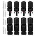 thumbnail image 1 of MasteelfCA 8 Pcs Photovoltaic Cable Connector Adapter Solar Panel Wire Connectors, 1 of 8