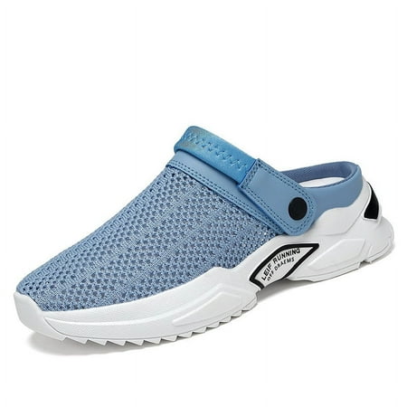 

2024 Men s Breathable Lace Free Slip On Knitted Clog Casual Non Slip Sandals With Assorted Colors Outdoor Walking Shoes For Summer