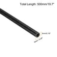 thumbnail image 2 of Uxcell 2Pcs Carbon Fiber Tubes 4 x 6 x 500mm Glossy Surface Rod 3K Roll Wrapped Round Tubing for RC Plane, 2 of 4