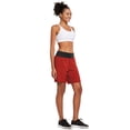 thumbnail image 5 of BALEAF Womens' 7 Inches Long Running Shorts Back Zipper Pocketed Athletic Active Exercise Shorts with Liner Red Size XXL, 5 of 6