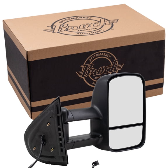Brock Power Towing Mirror for 2007-2013 Silverado 1500 Extendable Non-OEM Type Heated Manual Fold