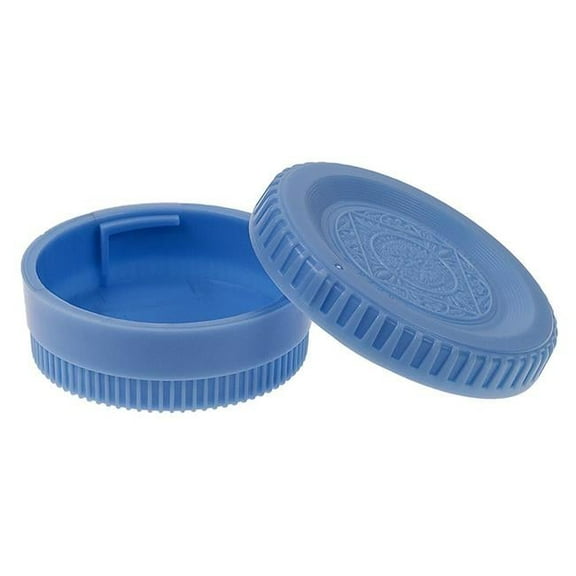 Fotodiox Cap-Set-NKF-BLU Designer Camera Body & Rear Lens Cap for Nikon & Nikkor F Cameras & Lenses, Blue