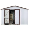 thumbnail image 2 of 10x12 FT Heavy Duty Metal Storage Shed - Outdoor Garden Tool Shed with Secure Locking System & Weather-Resistant Design, 2 of 8