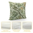 thumbnail image 4 of Creowell Spring Floral Birds Pillow Covers  for Chinoiserie Flowers Decor Throw Pillows Sage Green Plant Outdoor Decorative Cushion Cases for Couch Bed Decorations, 4 of 5