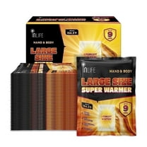 InLife Large Size Super Warmer for Hands and Body, Heating Wider Area, Air-Activated, Consistently Long Lasting, Odorless, 40 Packs