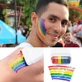 thumbnail image 2 of SharkTRUE Rainbow Pride Flag Face Paint Body Paint Face Paint LGBT Pride Flag Freedom, 2 of 8