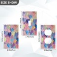 thumbnail image 4 of Switch Panel Switch Decoration 2.76x4.53x0.28 Inches Unused Outlet Cover Switch Plate Wall Plates Living Room Kitchen Bedroom Study Switches Pink Heart, 4 of 8