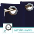 thumbnail image 5 of Pro Space 50" x 96" Indoor/Outdoor Curtains Grommet Curtain on Top and Bottom (1 panel - Dark Blue), 5 of 8