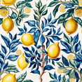 thumbnail image 6 of Mi Alma Vinyl Peel and Stick Lemon Vintage Retro Painting Easy To Install L14 Backsplash Tile Stickers, Blue/Green/Yellow, 4" x 4" (24-Pack), 6 of 11