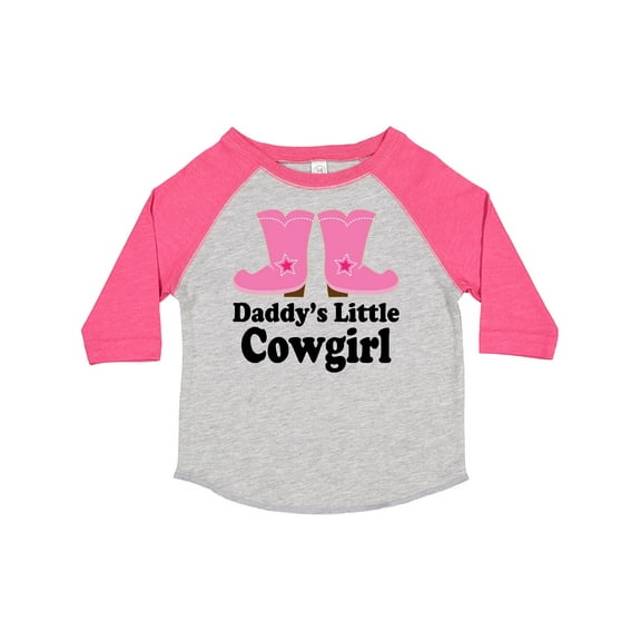 Inktastic Daddy's Little Cowgirl Girls Toddler T-Shirt