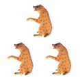thumbnail image 3 of Guardoinrt Interactive Simulation Animal Figures Model for Kids Educational Toys Hyena 3Set, 3 of 6
