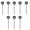 Titanium Black, variant on TOP-MAX 8PCS Mini Coffee Stirring Spoons Dessert Scoop Stainless Steel Teaspoons Titanium Gold