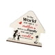 thumbnail image 3 of Placa en forma de casa, colección de letreros de madera para el día de la madre, decoración, escultura decorativa para mamá, abuela, inauguración de, 3 of 9