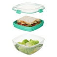 thumbnail image 3 of Sistema® Salad + Sandwich To Go™ Food Storage Container, Assorted Colors, 3 of 7