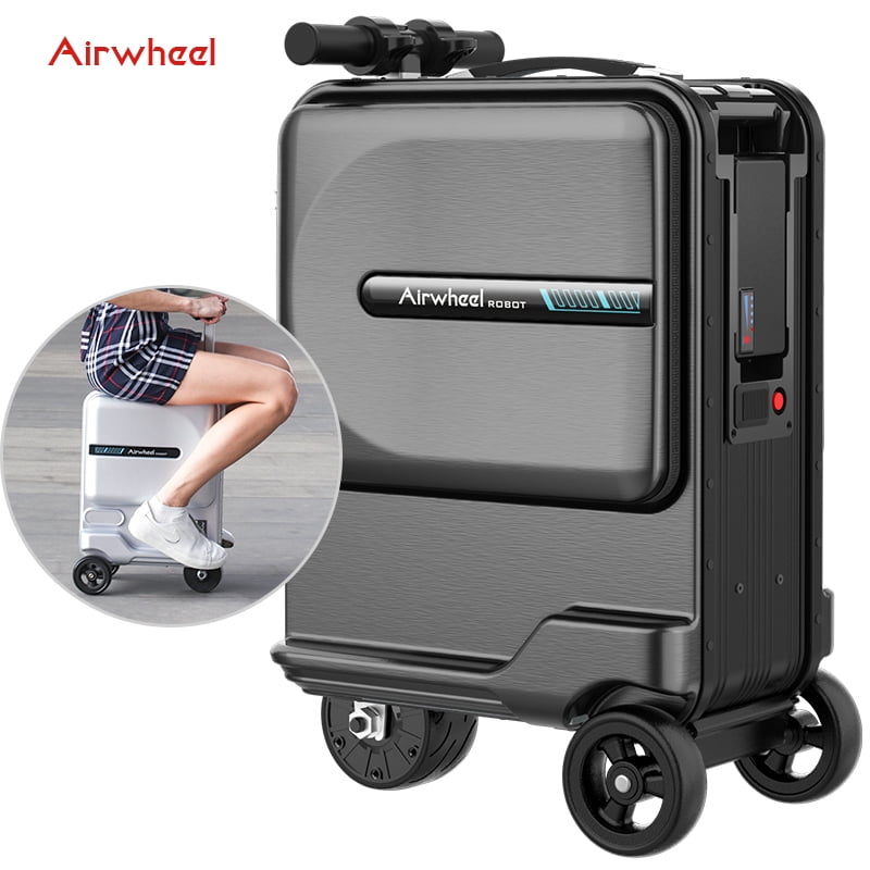 Airwheel 20 Inch SE3miniT Smart Robot Electrical Riding Luggage Ride on Scooters Carry On Luggage for Travel