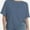 Heather dark blue, variant on Oversized T Shirts for Women Short Sleeve Loose Fit Crewneck Summer Tops Casual Basic Rolled Sleeves Tee Shirt
