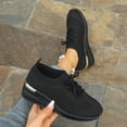 thumbnail image 5 of Domzle Women's Running Shoe Lightweight Fashion Sneakers for Jogging Walking Light Workouts Black 37, 5 of 6