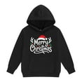 thumbnail image 3 of Christmas Kids Boys Girls Hooded Jacket Christmas Cartoon Prints Hoodie Sweatshirt Toddler Child Pullover, 3 of 5