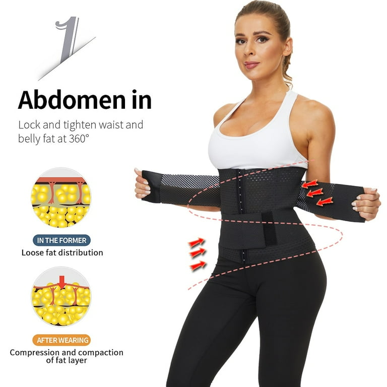 SEXYWG Women Waist Trainer Trimmer Sauna Slimming Body Shaper