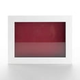 thumbnail image 2 of 8x8 Shadow Box Frame Painted White Real Wood with a Red Acid-Free Backing | 3/4" of Usuable Depth |, 2 of 8