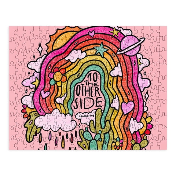 Society6 Doodle By Meg Other Side 200 Piece Jigsaw Puzzle