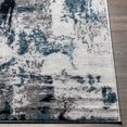 thumbnail image 3 of Surya Wanderlust WNL-2309 79 x 108" Rectangle Fabric Rug in Blue/Black/White, 3 of 8