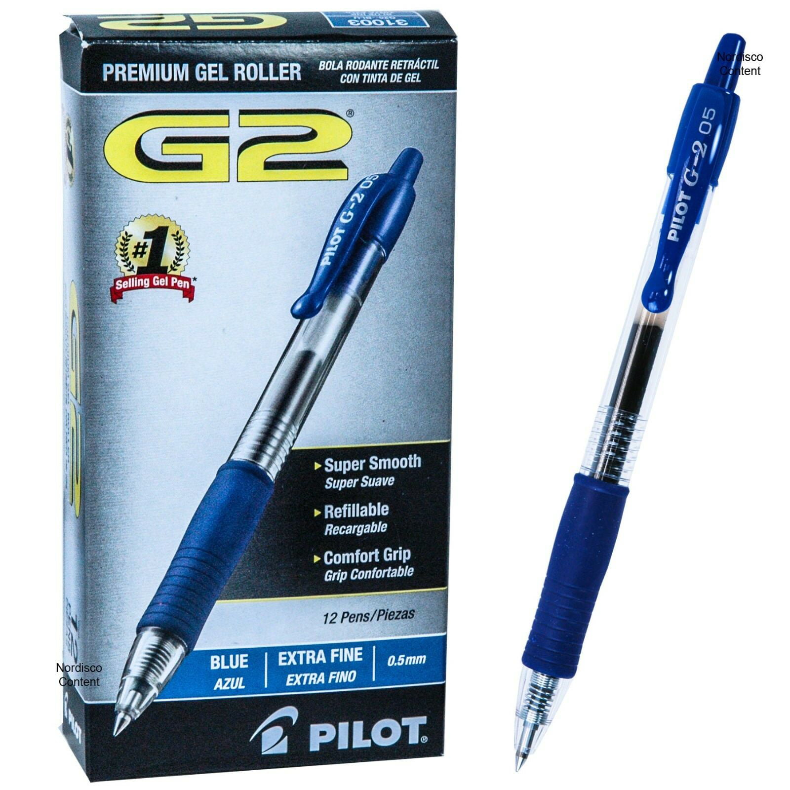 pilot-g2-05-blue-31003-0-5mm-extra-fine-blue-gel-ink-rollerball-pen
