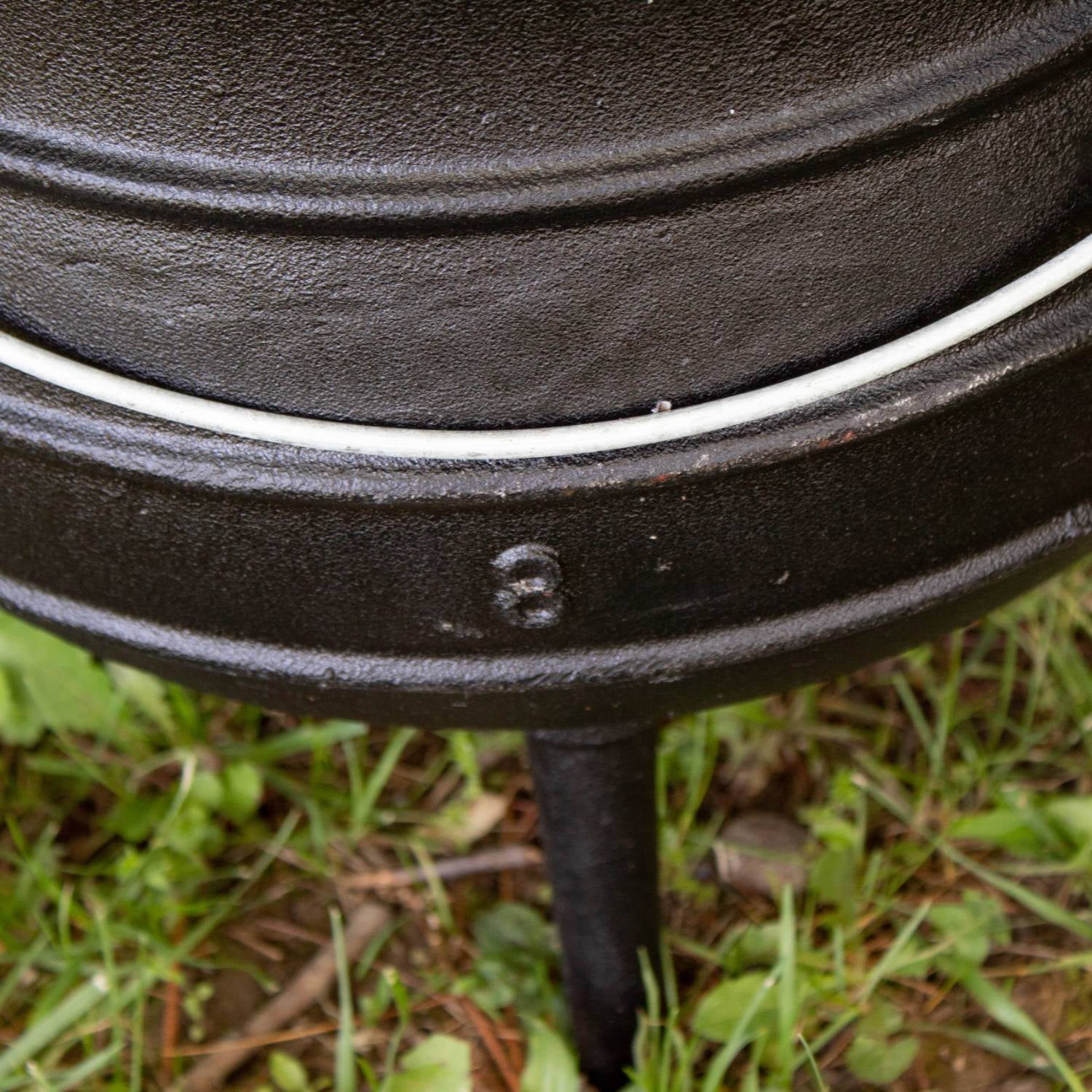 Dutch oven 3 qt Pure cast iron Campfire – Annie's Collections