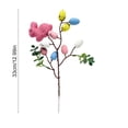thumbnail image 3 of Easter Decoration, Artificial Easter Egg Picks, 10.4inch Easter Egg Tree Branches Spring Floral Picks Easter Stems for Spring Party Flower Arrangement Wreath Decor, 3 of 6