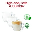 thumbnail image 4 of Smarty 8 oz. Clear Square Disposable Plastic Coffee Mugs 192ct, 4 of 6
