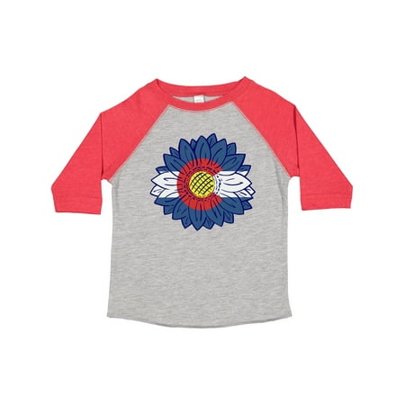 

Inktastic Colorado Flag Sunflower Boys or Girls Toddler T-Shirt