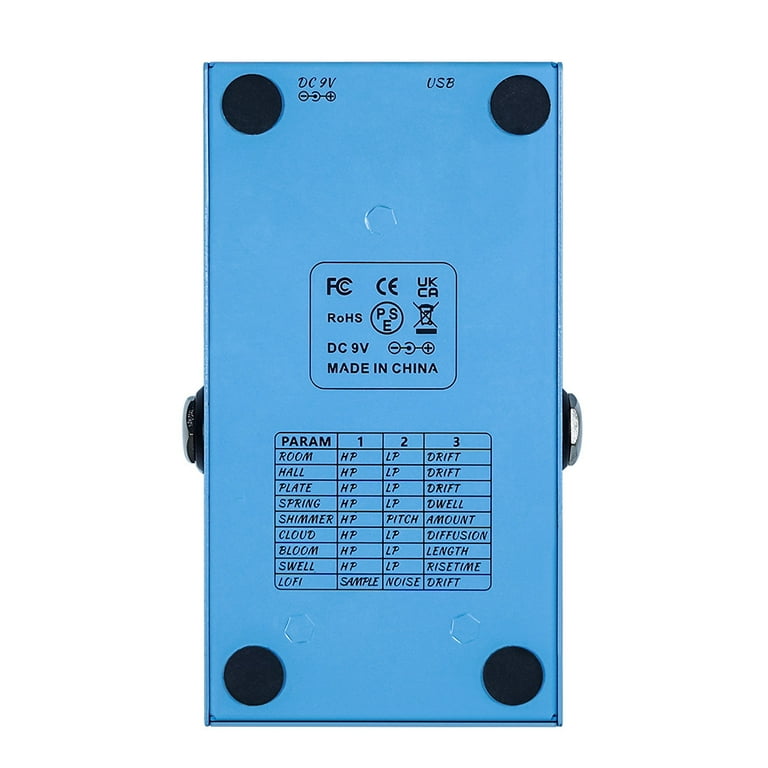 MINI-UNIVERSE Analog Reverberation Guitar Effect Pedal Mini Pedal Pure Analog Processor with True Bypass Metal Shell