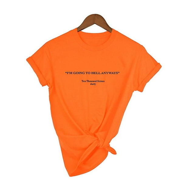 Orange t outlet shirt tumblr