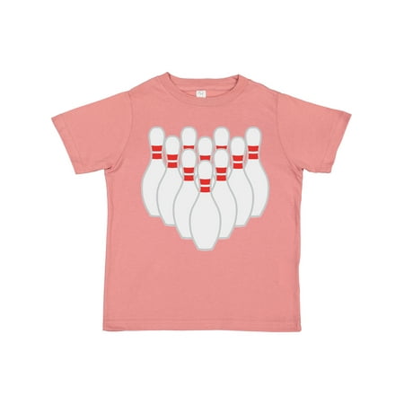 

Inktastic Ten Pins for Bowling Gift Toddler Boy or Toddler Girl T-Shirt