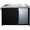 thumbnail image 2 of Summit Portable Outdoor Stainless Steel Weatherproof Kitchenette Refrigerator - Left Hinge - CK54OSLS, 2 of 2