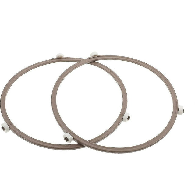 Microwave Tray Stand Microwave Turntable Rings Rotation Support Microwave Oven Tray Support Racks Plastic 7.47.40.6in 2Set_c*