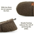thumbnail image 6 of BERANMEY Soft Memory Foam Slippers for Women and Men, Fuzzy Curly Fur House Slippers with Non-Slip Rubber Sole, Cozy Indoor Closed Back Home Shoes for Family, 6 of 8