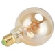thumbnail image 2 of Bombilla LED regulable de filamento flexible, espiral simple, retro, E27, 4 W, luz cálida, dorada, 2 of 14