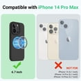 thumbnail image 2 of MagSafe iPhone 14 Pro Max Case - Slim Shockproof Silicone, 6.7 inch (Black), 2 of 12