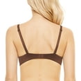 thumbnail image 2 of Wingslove Women's Push up Bra Underwire Seamless Comfort Lightly Padded Plunge T-Shirt Bra, Chocolate 36D, 2 of 6