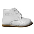 thumbnail image 2 of Josmo Unisex Wingtip Toddlers Walking Shoes, White, 5, 2 of 7