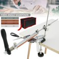 thumbnail image 1 of Fixed Angle Sharpener Stainless Steel Cutter Sharpener with 4 Whetstones 360° Flip Rotation Kitchen Cutter Sharpening Kit for Home Kitchen, 1 of 9