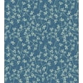 thumbnail image 3 of Floral Duvet Cover Set, Nature Featured Twiggy Plants Petals Spring Fashion Design Work of Art, Decorative 3 Piece Bedding Set with 2 Pillow Shams, King Size, Pale Green Slate Blue, by Ambesonne, 3 of 3