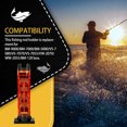 thumbnail image 4 of Fishing Box Rod Holder External Adjustable Mounting Stand Part Pole Storage Stand Inserting Device Rack Standing Bracket Carrying Upgrade Orange, 4 of 9