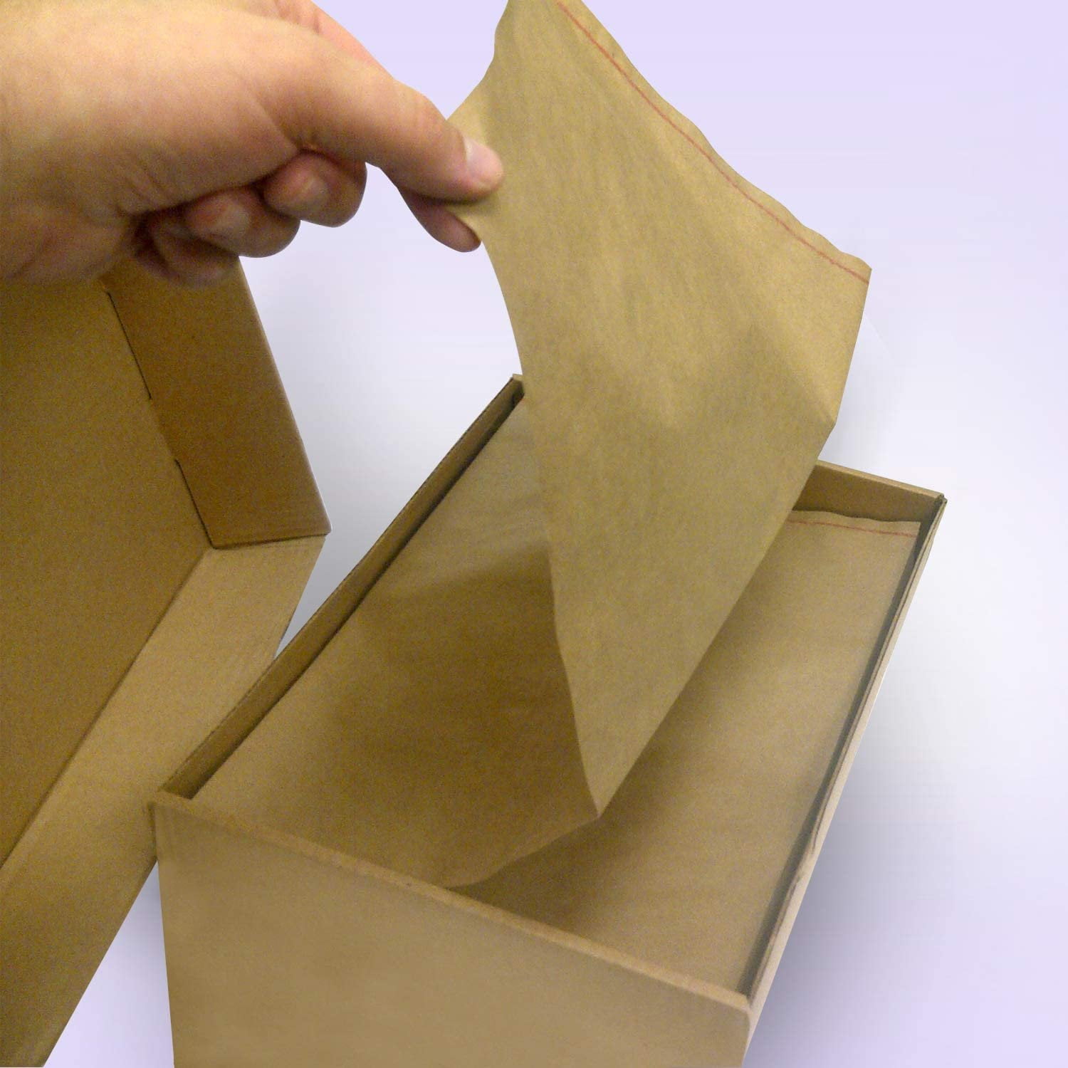 Void Fill Kraft Paper, Ideal for Packing, Case of 1000 Ft, 15" x 11", 30# Brown Paper, Fan-Folded, Compact, Eco-Friendly 15" x 12,000"