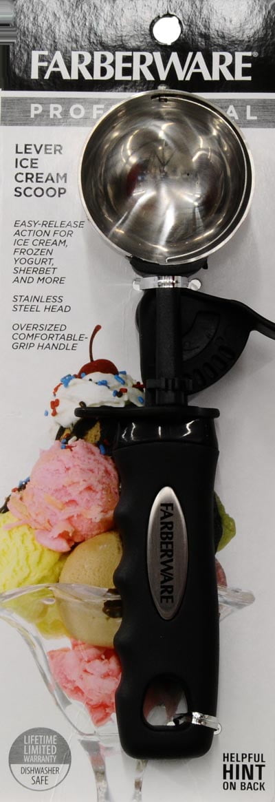 easy release ice cream scoop